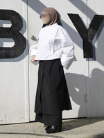 The Crossover Skirt Set - Black