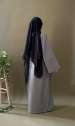 Elegance Grey Abaya
