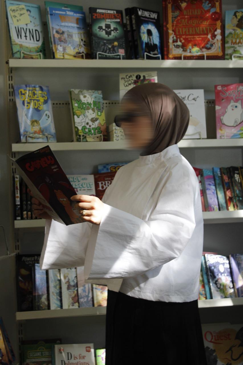 Flared Sleeves Shirt - White